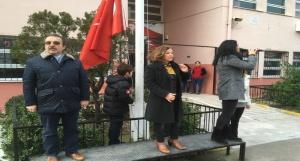 Törenimiz Saygı Duruşu ve İstiklal Marşı ile başladı.