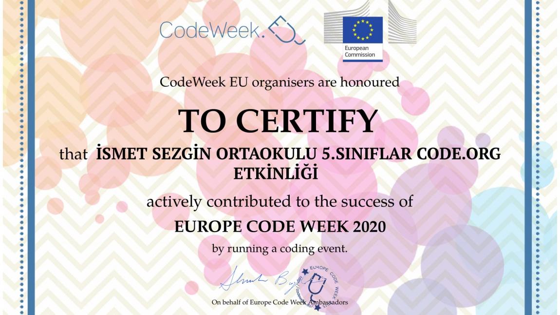 5. Sınıflar Code.org etkinliğimiz